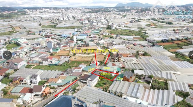 Cần bán lô đất 2 mặt tiền Đ. Trần Đại Nghĩa, phường 8, tp Đà Lạt. - 1