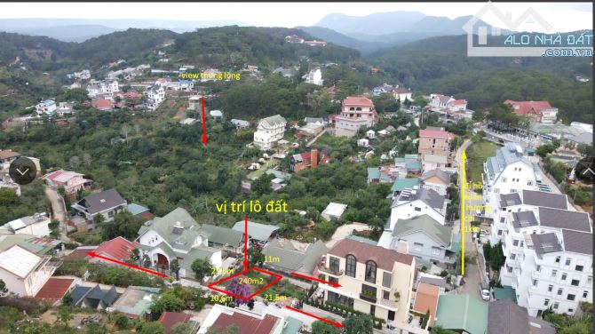 cần bán lô đất hai mặt tiền khe sanh phường 10  view đẹp giá đà lạt - 3
