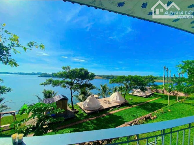 BÁN KHU NGHĨ DƯƠNG 8800M2 CÓ 300TC CÓ BẾN DU THUYỀN  VIEW HỒ SÔNG RAY GIÁ  22.5 TỈ - 9