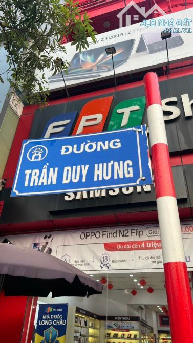CHÍNH CHỦ BÁN ĐẤT MẶT PHỐ TRẦN DUY HƯNG - FULL THỔ CƯ - 1.150m2 - 255 Tỷ.