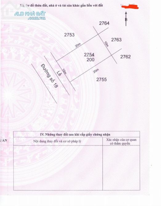 Khách kẹt ngân hàng bán gấp lô đất DT: 200M2. KDC Tây Nam. SHR. Liền kề TT hành chính Thủ - 1