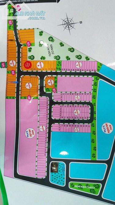 Đất [CHỦ] KDC AN NHIÊN GARDEN chỉ 870 triệu/96m2 P6 TP Tân An Đất Sổ hồng Riêng - 3