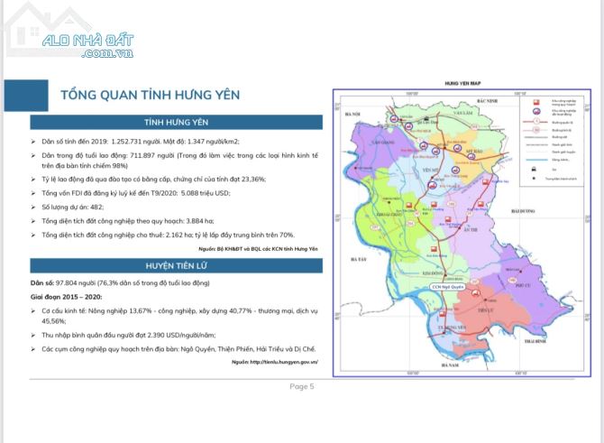 CTY CHUYỂN NHƯỢNG ĐẤT CÔNG NGHIỆP, NHÀ MÁY TẠI CCN NGÔ QUYỀN, TIÊN LỮ, HƯNG YÊN. - 1