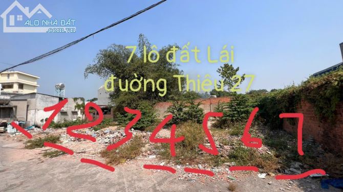 Đất đường lái thiêu 27 Tp Thuận An BD giá 2,6 triệu - 2