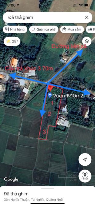 Tôi nợ vay cần tiền bán rẻ Vườn 1910m2 2 mặt diện đường, hẻm cầu trà khúc 3 - 3
