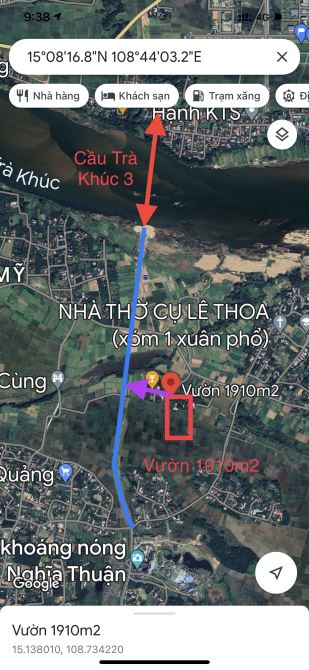 Tôi nợ vay cần tiền bán rẻ Vườn 1910m2 2 mặt diện đường, hẻm cầu trà khúc 3 - 4