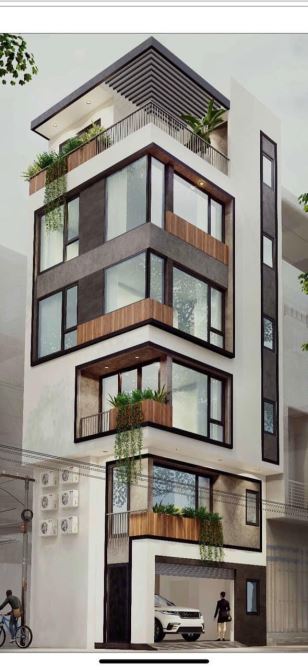 VIP 6 TẦNG, THANG MÁY, GARA ÔTÔ, LÔ GÓC 2 MẶT NGÕ, KD CHO THUÊ,45m2, MT6m, XÂY MỚI, 10.xTỶ - 1