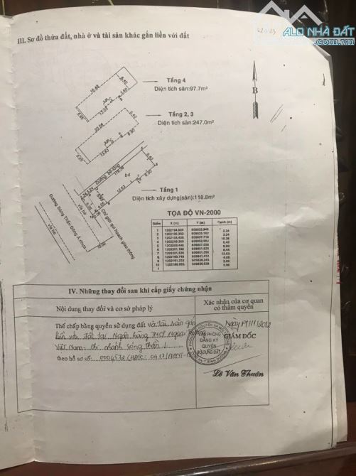 BÁN KHÁCH SẠN ĐÀO TRINH NHẤT AN BÌNH DĨ AN, DT 153M2 TRET 4 LẦU, DT SÀN 463M2 GIÁ 12 TỈ - 2