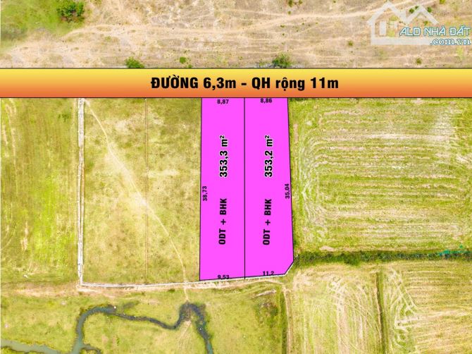 lô đất full thổ cư ngang 17,73m sát biển Dốc Lết, Ninh Thủy, Ninh Hoà giá 10Tr/m2 - 2