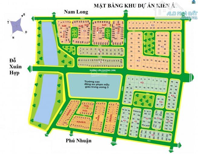 Siêu rẻ BT dự án Kiến Á, P Phước Long B, Q9 nay chỉ còn 60tr/m2