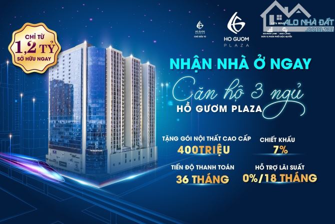 CHỈ 2,6 TỶ - VỀ Ở NGAY Căn Góc 130m2X3PN CHUNG CƯ HỒ GƯƠM PLAZA - Trần Phú- full đồ