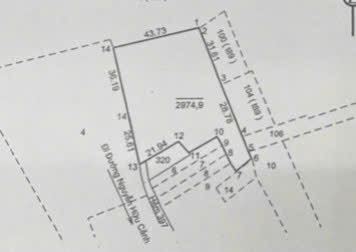 Bán 2975m2 hẻm Nguyễn Hữu Cảnh P10 Vũng Tàu