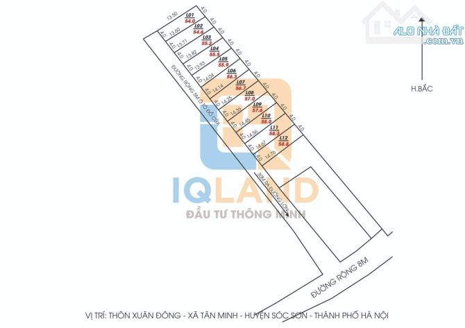 Rẻ nhất khu vực Sóc Sơn nhỉnh 500tr 1 lô đất tại Xuân Đồng Tân Minh - 1