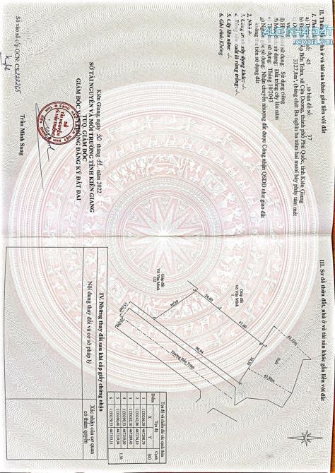 Bán đất phú quốc 3 công mt bến tràm ngang 90m