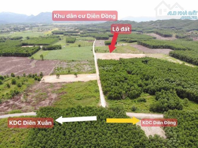 DIÊN ĐỒNG- DIÊN KHÁNH. cần bán lô đất vườn ngang 50m giá 1.36 tỷ - 1