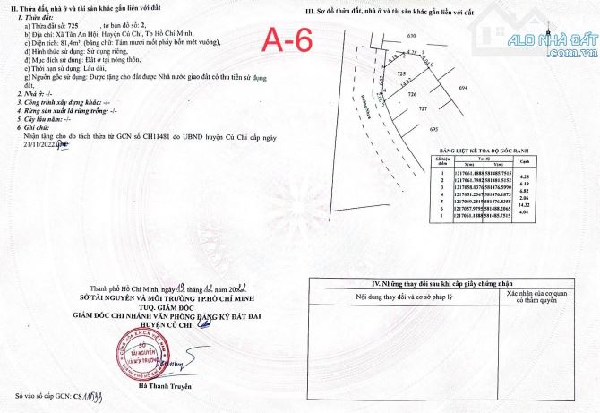 Bán nhanh khu đất 81,4m2 thổ cư, Tân An Hội, Củ Chi, gần TL2, giá 950 triệu - 5