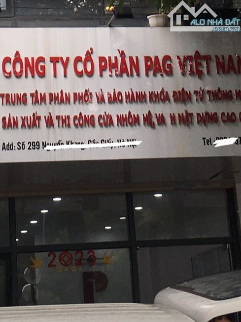 Cho thuê nhà phố Nguyễn Ngọc Vũ Dt 40m2 ,7t ,MT 4,3m giá 35tr/th - 1