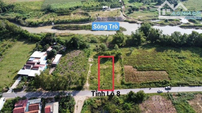 Bán đất mặt tiền đường Tỉnh Lộ 8, Diên Khánh, view sông. Đất full thổ cư 175m2. Giá rẻ