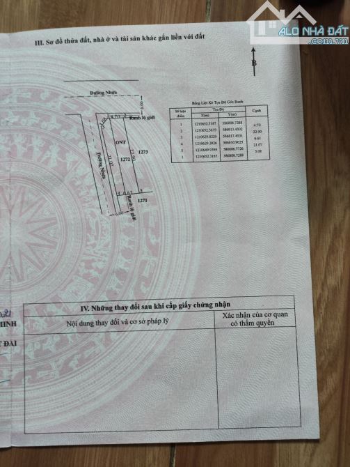 Bán nhanh lô đất mặt tiền nhựa Nguyễn Thị Lắng, Tân Phú Trung, 154m2, thổ cư, 1 tỷ 450 - 5