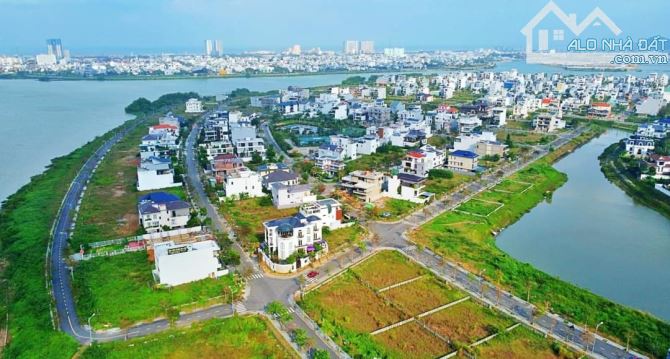 Đất 300m2 biệt thự khu euro village 2 view sông - 2