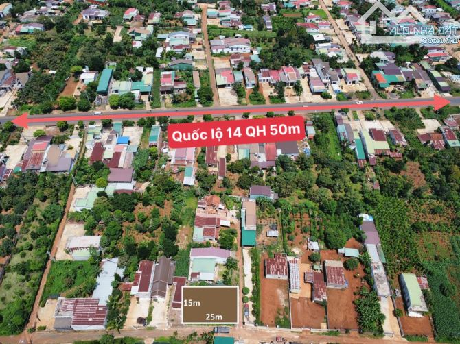 Lô đất rộng góc 2 mặt đường Nguyễn Chánh - Phường bình tân - Thị xã buôn hồ