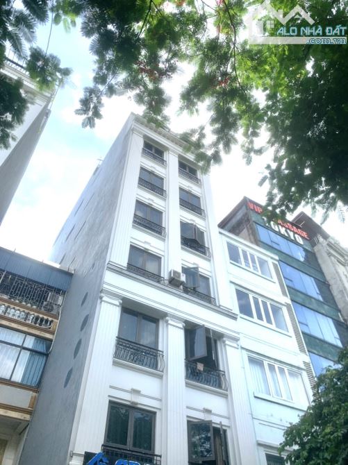 BÁN NHÀ MẶT PHỐ VỈA HÈ GARA Ô TÔ KINH DOANH 61 TỶ 9 TẦNG 100m MT 5.7m LẠC LONG QUÂN TÂY HỒ