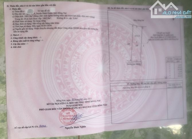 BÁN ĐẤT GIÁP SÔNG ĐỒNG NAI 6700M2 CÓ 100M MẶT TIỀN SÔNG VIEW ĐẸP CHỈ 4TY8 - 2