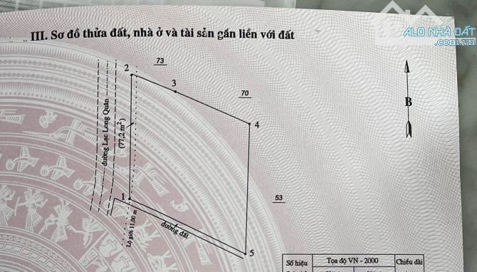 2.2 sào đất mặt tiền Lạc Long Quân và mặt biển tại Tiến Thành, sát Novaworld Phan Thiết