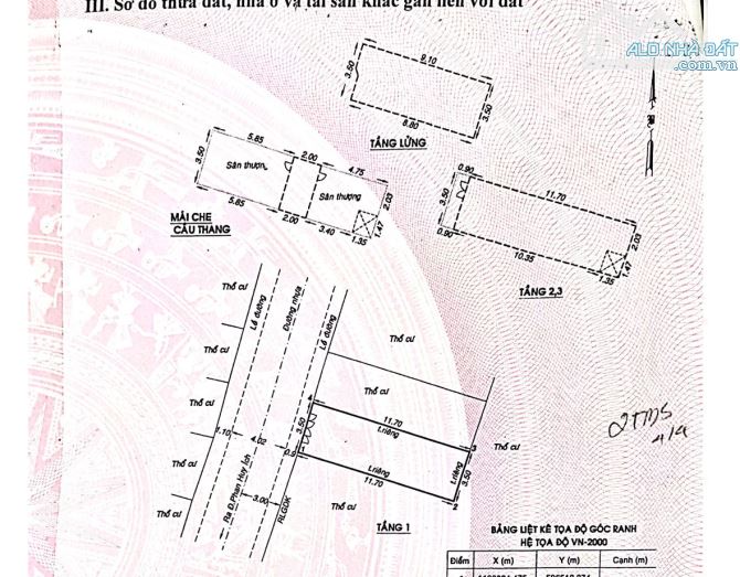 Bán Nhà P14, Gò Vấp, Gần SIêu Thị Emart 2, 1T + 1 Lững + 3L + ST, 5.x tỷ còn TL