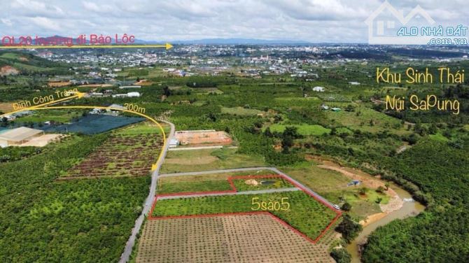 Bán Đất Bảo Lộc 5.496m2 có 30m mặt tiền, gần giáp sông, bằng phẳng, xe hơi tận nơi - 6
