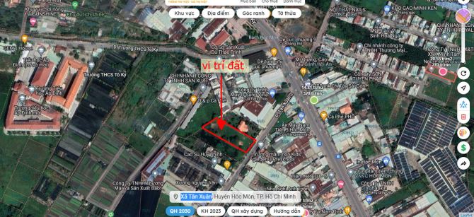 BÁN ĐỂ TRÃ NỢ 1913M 25M x 78M THỔ CƯ 1/ TÔ KÝ , TÂN XUÂN ,HÓC MÔN - 6