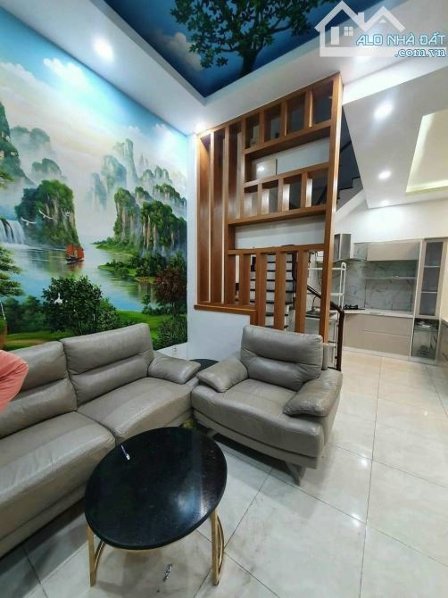hạ chào thêm 400tr nhà 3 tầng xinh lung linh hẻm 8m nở hậu tài lộc - 4