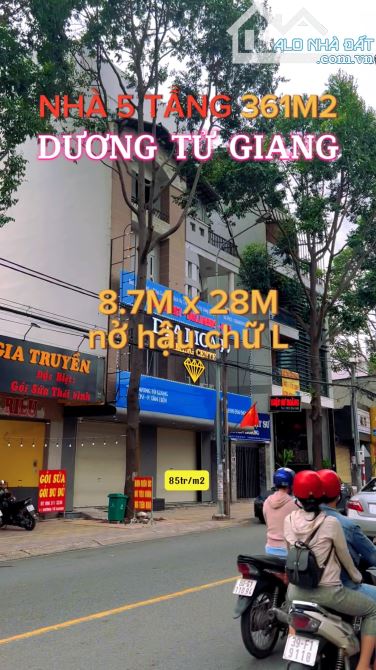 Mặt tiền 361M2 Dương Tử Giang, Tân Tiến. Cho thu nhập 40tr/th. Giá tốt