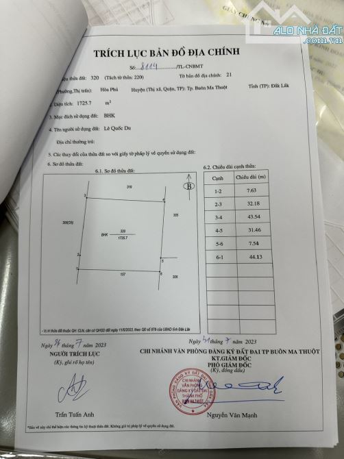 CẦN BÁN VÀI LÔ ĐẤT GIÁ RẺ Ở HÒA PHÚ, TP BMT, GIÁ CHỈ TẦM 200TRIỆU. - 3