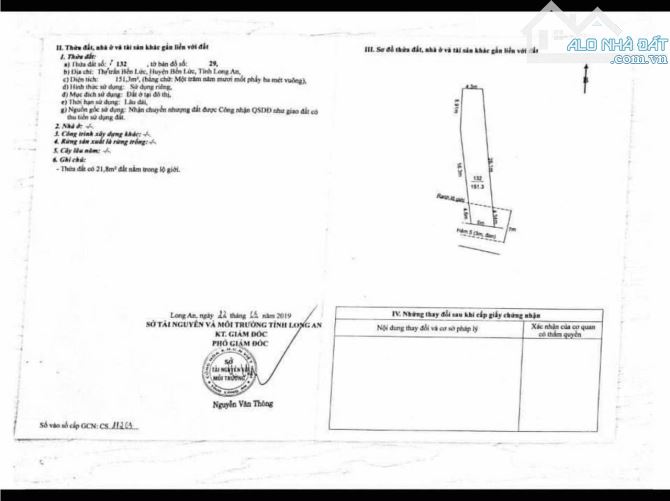 Đất thổ cư Thị Trấn Bến Lức 5x30 151m2 đường đan xe hơi KP6 giá 2 tỷ 050tr SHR - 3