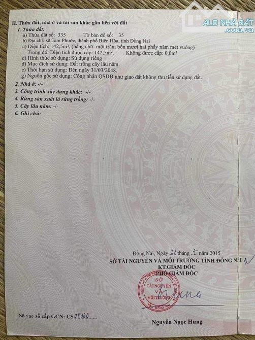 Bán 1/ Nguyễn Hoàng, Cổng chính Lục Quân 2. P.Tam Phước, TP.Biên Hòa, Giá sốc 1,75tỷ - 4