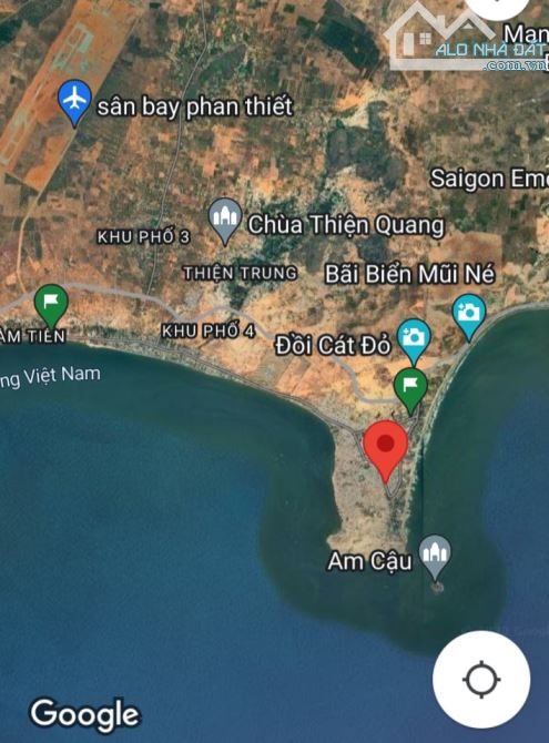 Cần bán nhanh-Đất gần bên đường Hồ Xuân Hương-Mũi Né-Lâm Đồng-DT 585,mt 19m.