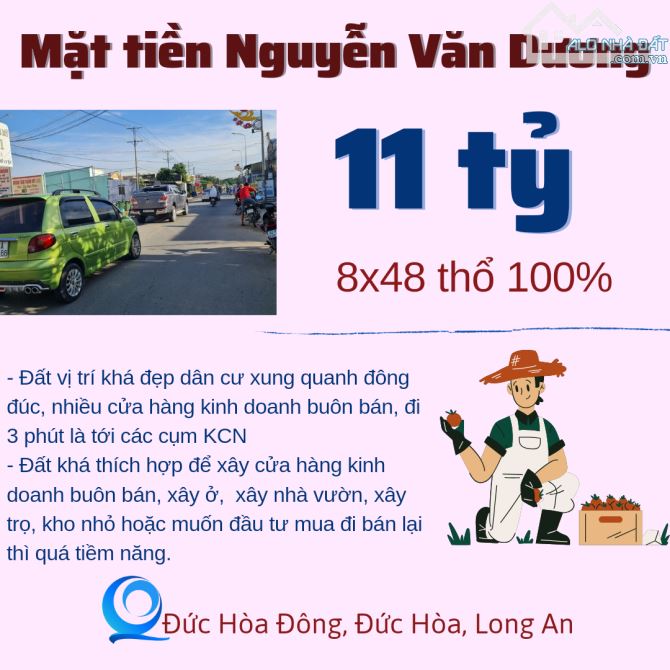 8x48 Mặt tiền Nguyễn Văn Dương. Hợp kinh doanh buôn bán mở dịch vụ