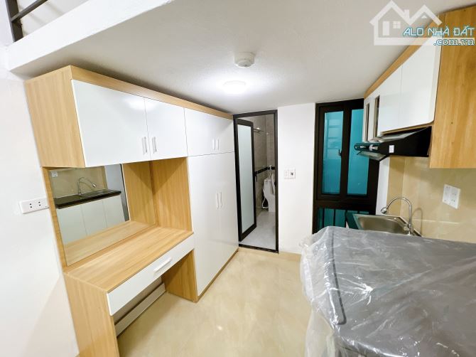 Cho Thuê Nhà Ngõ 205 Lương Thế Vinh Thanh Xuân 25m2 Studio Gác Xép Full Nội Thất Thang Máy - 3