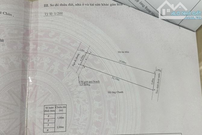 Bán lô đất siêu đẹp dt 100m2 mt 4,1m nở hậu ngõ thông ô tô đỗ cửa đường Lạch Tray