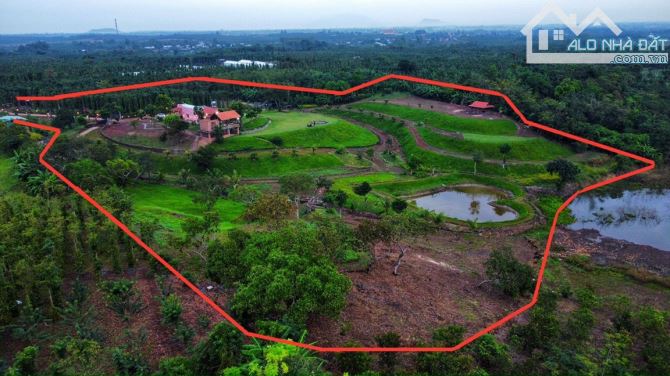 CẦN BÁN VIEW NGHĨ DƯỠNG HỒ SÔNG RAY LÂM SAN CẢM MỸ, DT 3HEC, GIÁ 1.9TI/SAO - 1