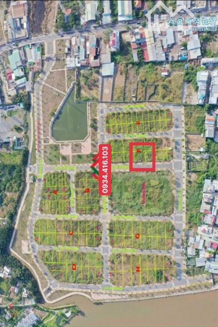 ĐẤT NỀN DỰ ÁN BỘ CÔNG AN PHẠM HỮU LẦU-NHà BÈ, DT 12x27m, 8x22m, 6x22m, giá 60 triệu/m2 - 2