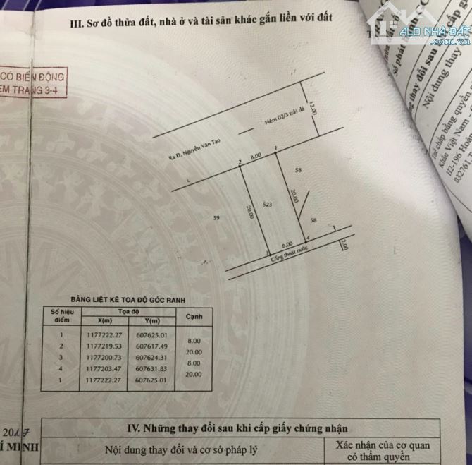 8x20m2 mặt đường 12m ngay lái xe thành công, giá chỉ 4,5 tỷ