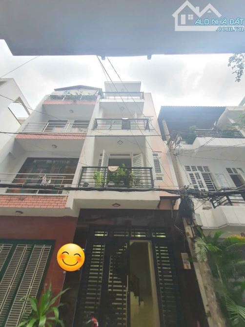 Nhà hẻm xe tải Phan Văn Trị (4*16M) 3 lầu 4PN-4WC P5 -GV-Giáp  Phạm  Văn Đồng