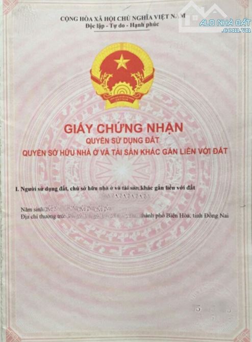 BÁN LỖ NHÀ ĐẤT TRẢNG DÀI SỔ HỒNG THỔ CƯ ĐƯỜNG NHỰA KINH DOANH, BUÔN BÁN GẦN TRƯỜNG HỌC