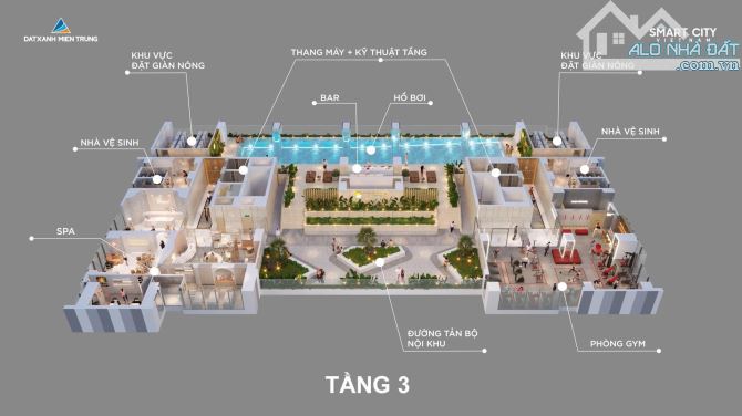 Bán Chung Cư Cao Cấp Đà Nẵng View Biển Mỹ Khê, giá 3,4 tỷ - 10