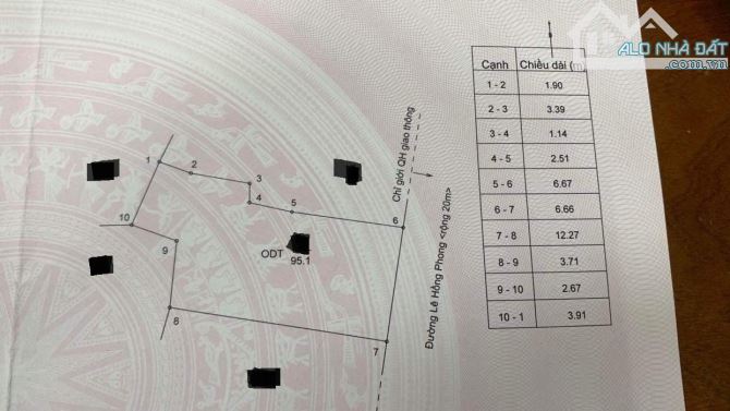 💥Đất TC100%,Tổng 95m2,mặt tiền Lê Hồng Phong,,Kinh Doanh tốt,Ngay Trung Tâm TP. - 3