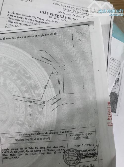 CẦN BÁN DÃY TRỌ 157.6 M2, CẨM LỆ TP. ĐÀ NẴNG GIÁ RẺ 1 TỶ970, ĐƯỜNG RỘNG RÃI THOÁNG - 1