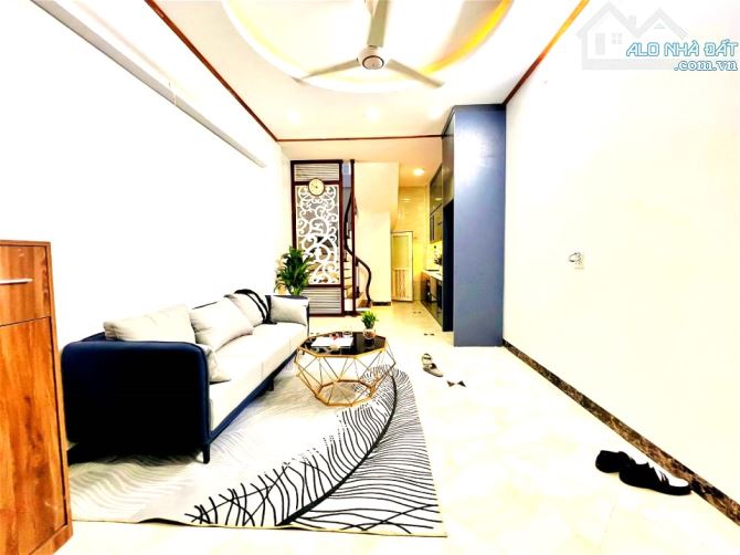 Bán nhà ngõ 86 HỒ ĐỀN LỪ 35m2, 5 tầng mới, MT 3,8m ngõ rộng 2,5m, cách hồ 100m, Giá 6,5 tỷ - 1