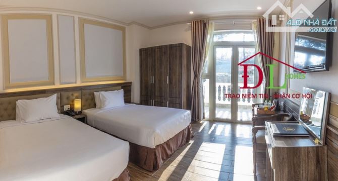 Khách sạn VIP đẹp nhất mặt tiền Đống Đa Đà Lạt 883m2 66 phòng hđ thuê 3,8 tỷ/năm - 9